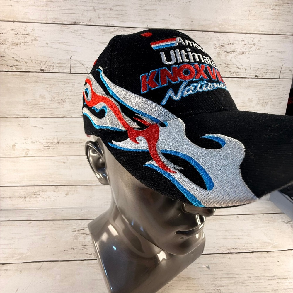 Vintage 2001 Knoxville Nationals Amoco Ultimate Racing Hat 41st Annual Black New